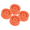 1.9in Wheel Rims RC Beadlock Wheels Rims for Axial SCX10 for Traxxas 1 10 RC Crawler Cars Orange