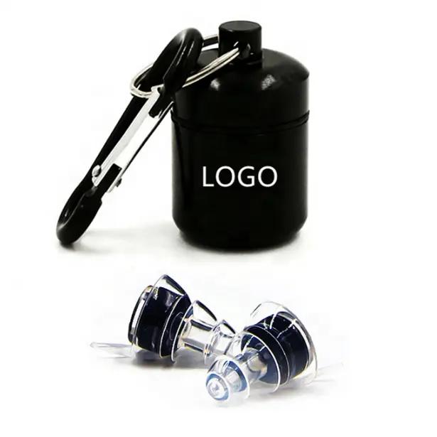 Concert Ear Plugs Reusable Hearing Protection High Fidelity Noise Reduction Musician Soundproof Earplugs for DJ Party Festivals 23dB синий