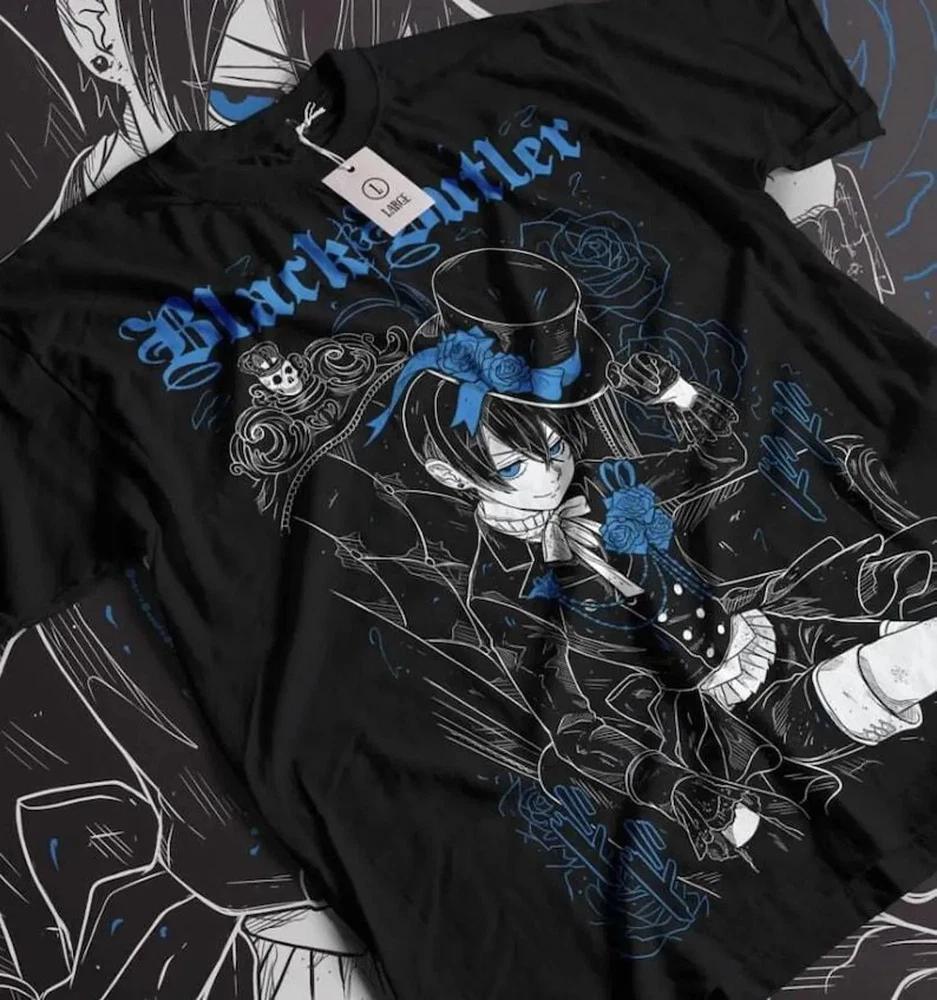 Black Butler Anime Tshirt Funny Otaku Unisex S