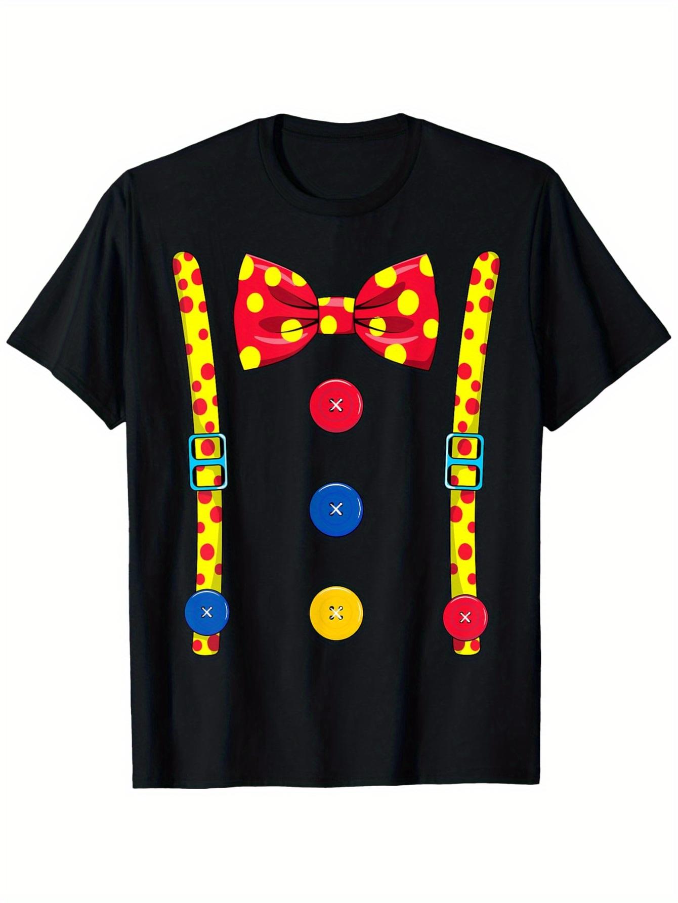 

Matching T-Shirts for The Family Featuring Funny Text And Humorous Images, Perfect for a Clown-Themed for carnival Gift 5XL різнокольоровий