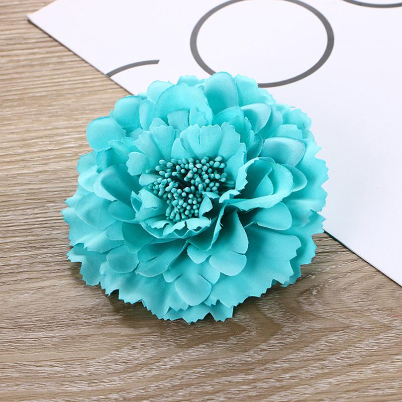 Bohemia Style Big Peony Flower Hair Clips Bridal Flower Barrettes Hair Decoration Brooch DIY For Bag Sunhat Hair Accessories