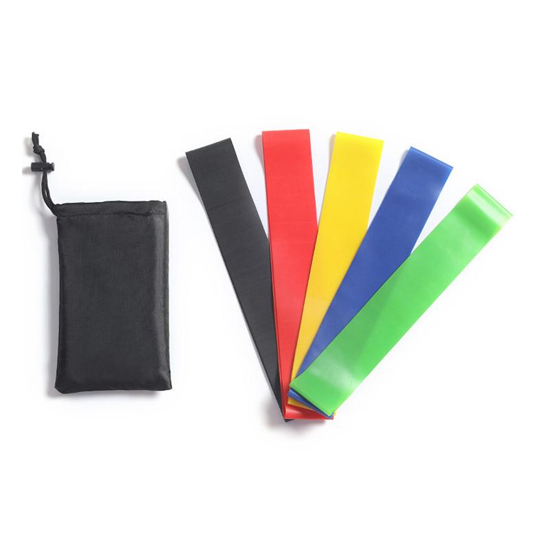 Portable Fitness Workout Equipment Rubber Resistance Bands Yoga Gym Elastic Gum Strength Pilates Crossfit Women Weight Sports