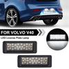 2pcs Rear LED License Plate Lamp Car License Number Plate Light For V40 XC 2013 2014 2015 2016 2017 2018 2019