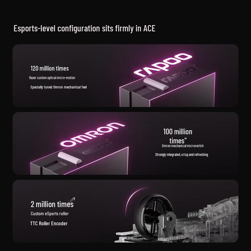 Rapoo VT3 II Dual 8K Gaming Mouse