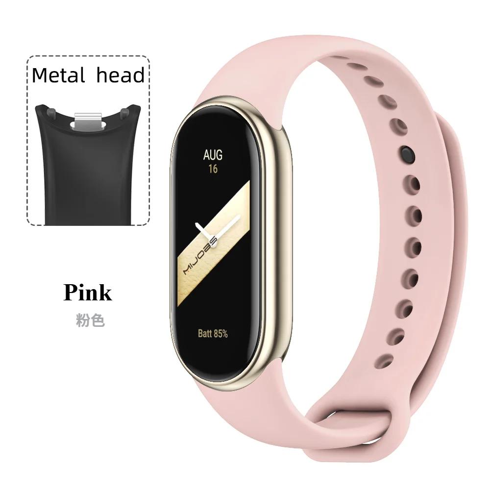 Sport Silicone Strap for Xiaomi Mi Band 9 NFC Replacement Bracelet Belt for Xiaomi Mi Band 8/9/10 Wriststrap Smart Watch Accessories