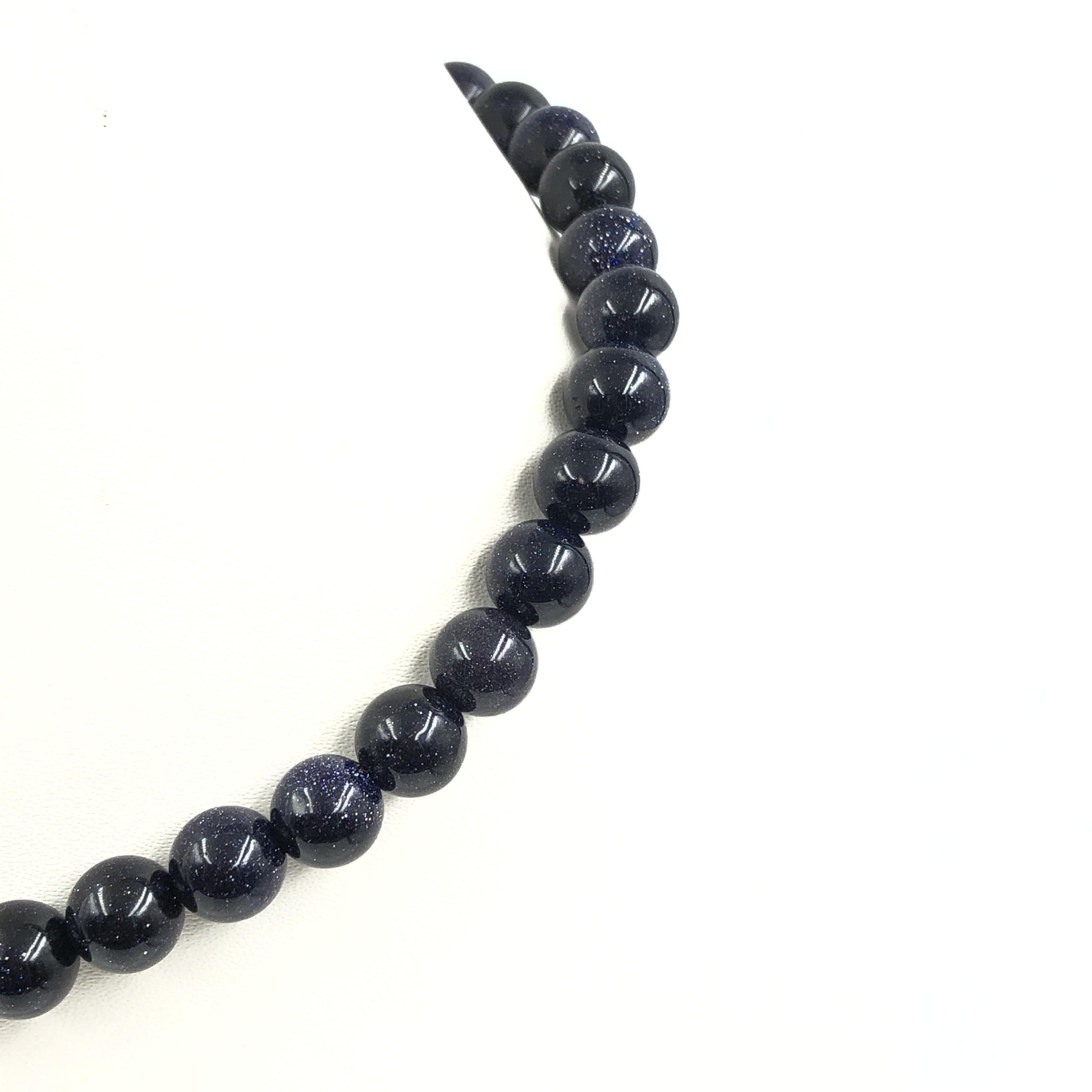 8mm Natural Sunstone Gemstone Round Beads Handmade Jewelry Charm Bead Necklace 17-20 For Anniversary Gift 8BN-72