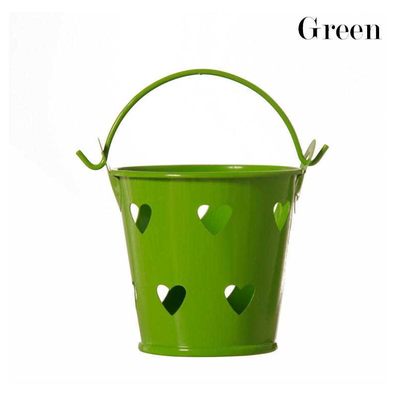 

Мини Размер Полый Ведро из Железа в Форме Сердца Милый Настольный Контейнер Реквизит для Фото Креативное Настольное Украшение Подставка для Губной Помады mini size зелёный