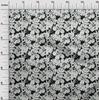 oneOone Georgette Viscose Black Fabric Floral & Leaves Dress Material Fabric Print Fabric By The Yard 42 Inch
