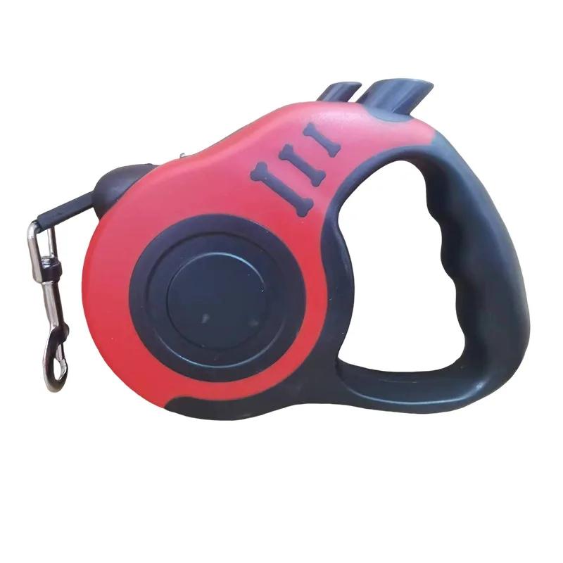 Automatic Retractable Durable Nylon Lead 3m 5m Dog Leash for Small Dogs Cat Puppy Outdoor Travel Walking Hiking Traction Rope