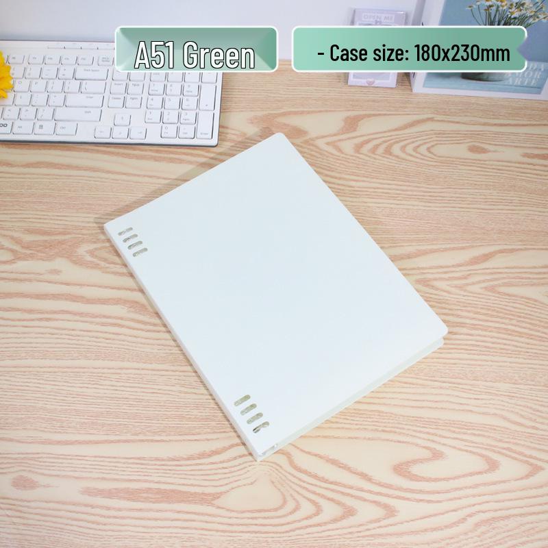 Gradient Non-Scratch Loose-Leaf Push-Pull Binder - B5/A5 Coil Notebook
