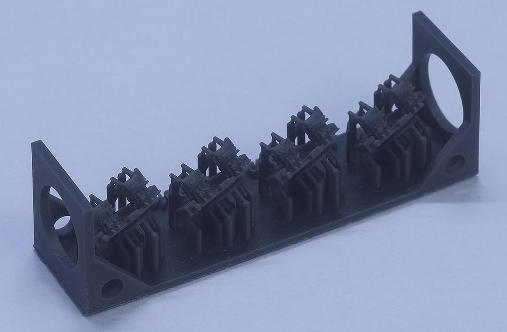 Five Star Models WWII American Bofors Quadruple Gun Set of Plastic Model Parts FSM350029 1/350 Anti-Aircraft 4, (Ships)