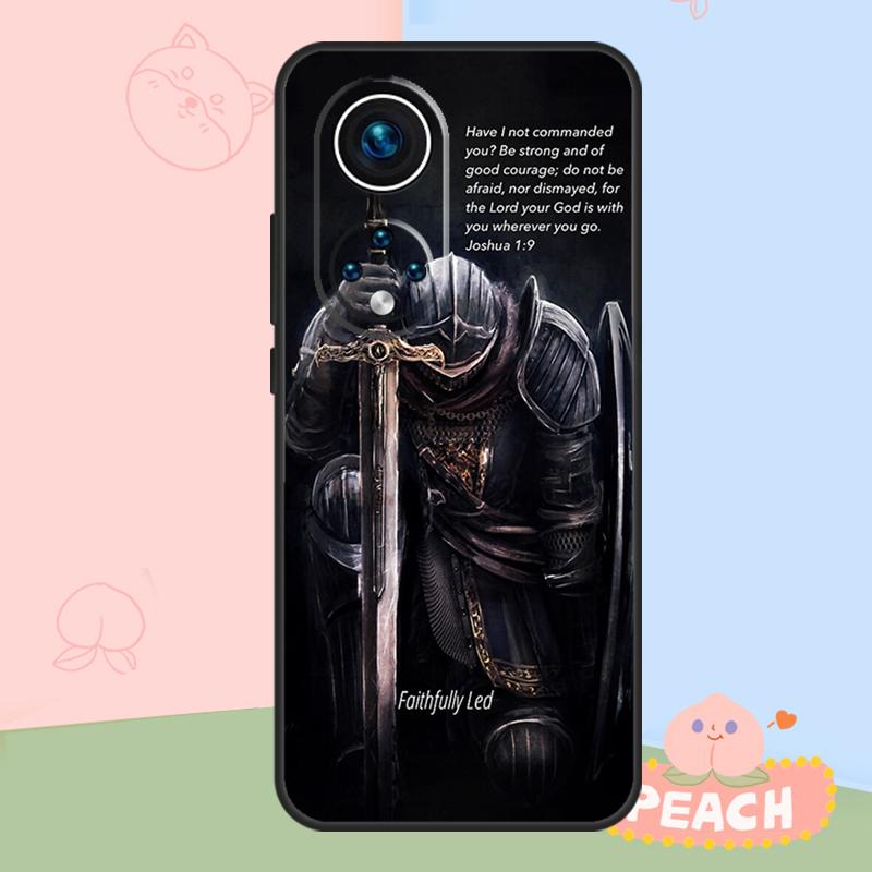 Christian Templar Knights Case For Honor Magic 6 7 8 Pro Honor 400 200 50 70 90 Lite X8b X8c X9b X9c X9d Win RT Cover