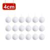 60/6PCS White Foam Christmas Balls Xmas Tree Hanging Ball Pendant Ornament for New Year Party Home Decoration Supplies Wholesale