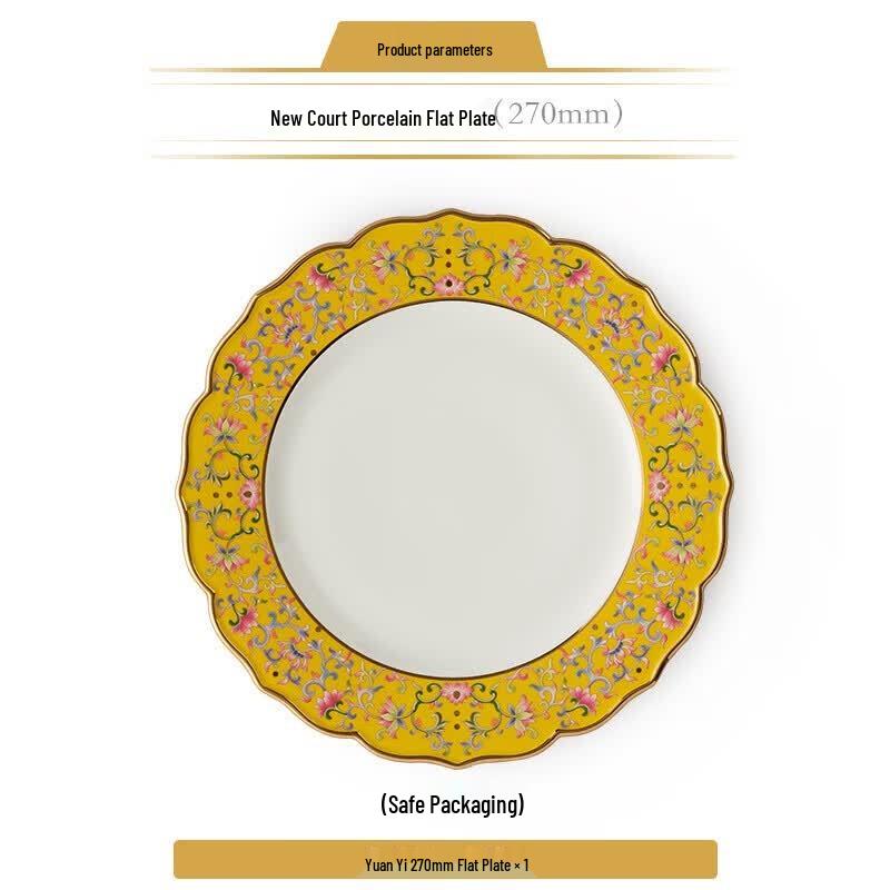 Auratic Imperial Gold Ceramic Dinner Plate