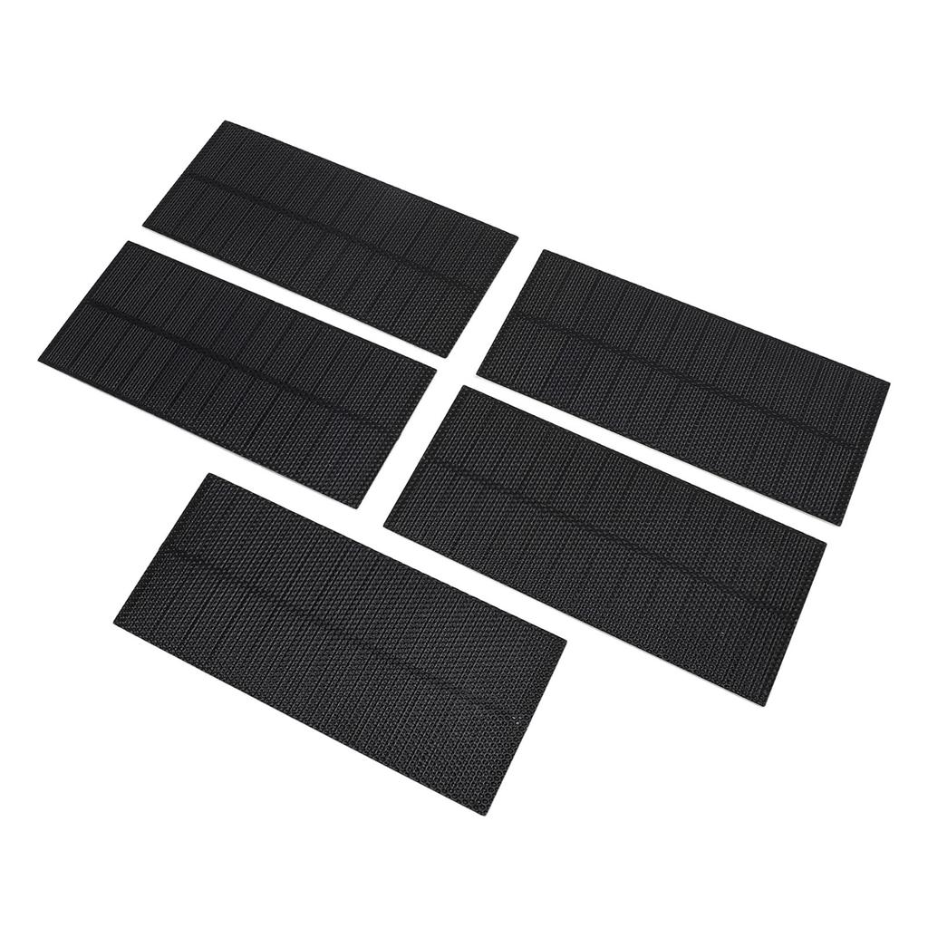 5pcs Solar Panel 5W Single Piece ETFE Monocrystalline Silicon Portable Solar Charging Panel for