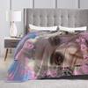 Astarion Hearts Decke Reise Büro Flanell Überwurfdecke für Sofa Bett Super Warmes Design Qualitäts Bettüberwurf Geschenk