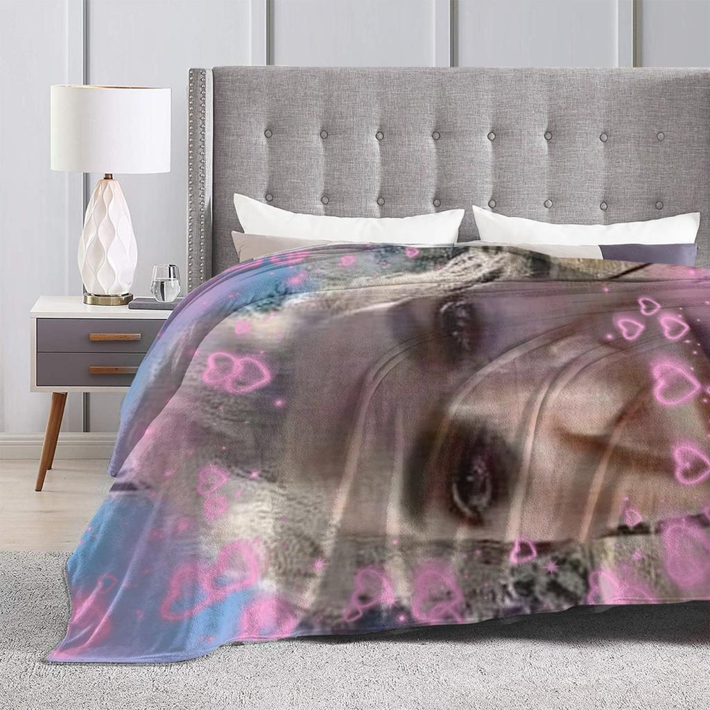 Astarion Hearts Decke Reise Büro Flanell Überwurfdecke für Sofa Bett Super Warmes Design Qualitäts Bettüberwurf Geschenk