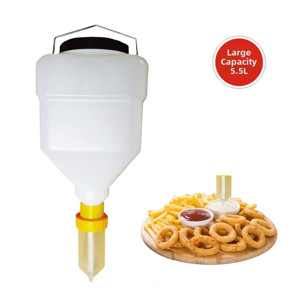Hanging Design Sauce Squeezer Plastic Sauce Dispenser Enduring Salad Dressing Bottle For Hamburger