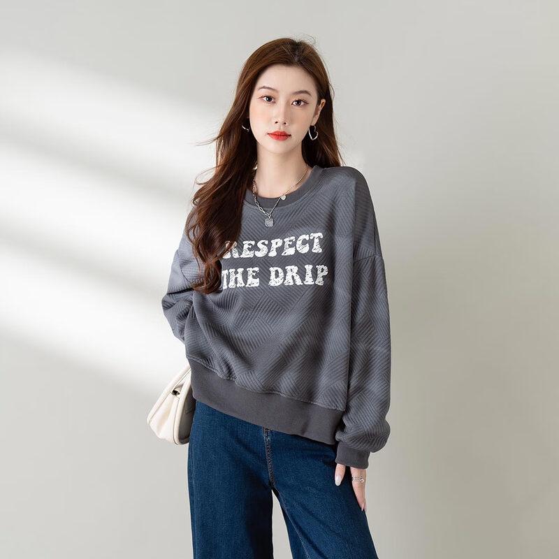 

IMAGINEX Women s Fashionable Long-Sleeve Sweatshirt One Size