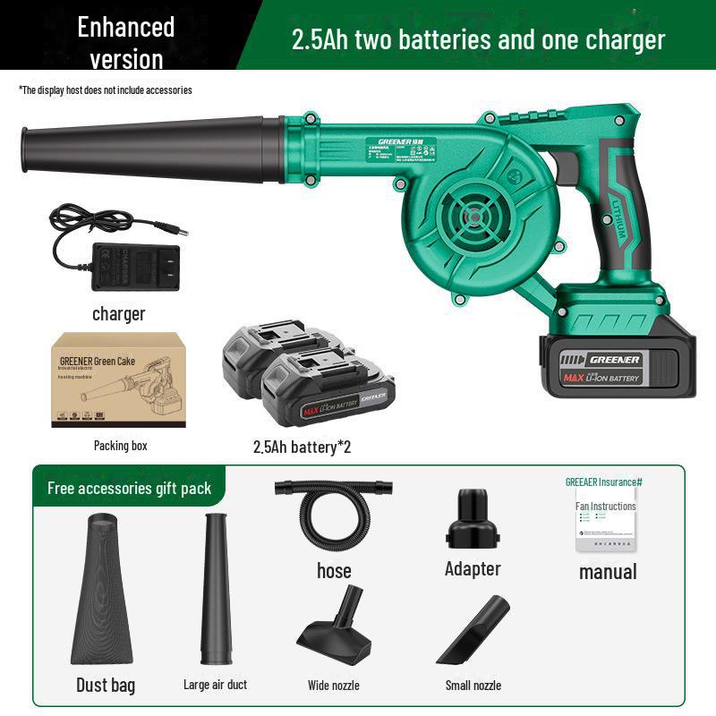 Green Forest 220V High-Power Industrial Hair Dryer & Dust Blower Gun