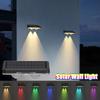 Solar LED Light Solar Wall Lamp Outdoor IP65 Waterproof High Brightness Luminous Lighting for Outdoor Garden Balcony Decoration