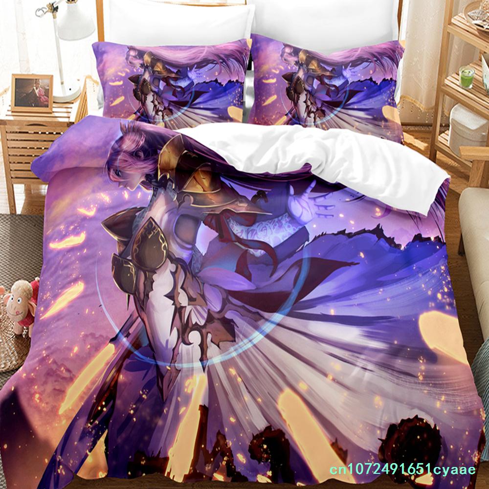 Heißes Spiel Tales Of Arise Bettwäscheset Modern 3D-Druck Bettdecke Bettbezug Kissenbezüge Bettbezug Queen Einzelgröße Dropshipping