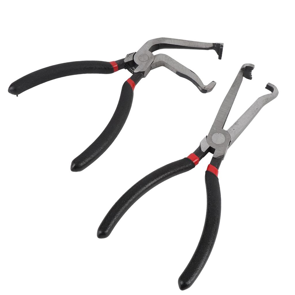 Set 2 Bucăți Clești De Deconectare Electrică Instrument Linie Conectori Auto 1 Drept și 1 Curvat la 60 de grade