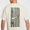 Nike Air T Shirts Men's Ecru Crew Neck Moderate HQ9249-133