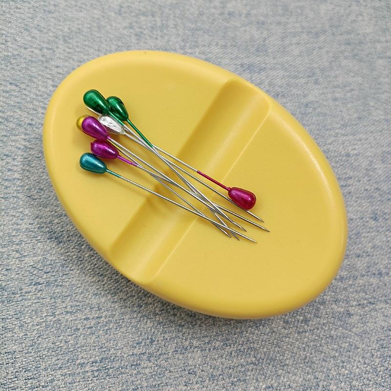 Oval Magnet Pin Catcher Magnet Needle Storage Magnetic Needle Absorber Magnetic Box Great Items For Home Sewing