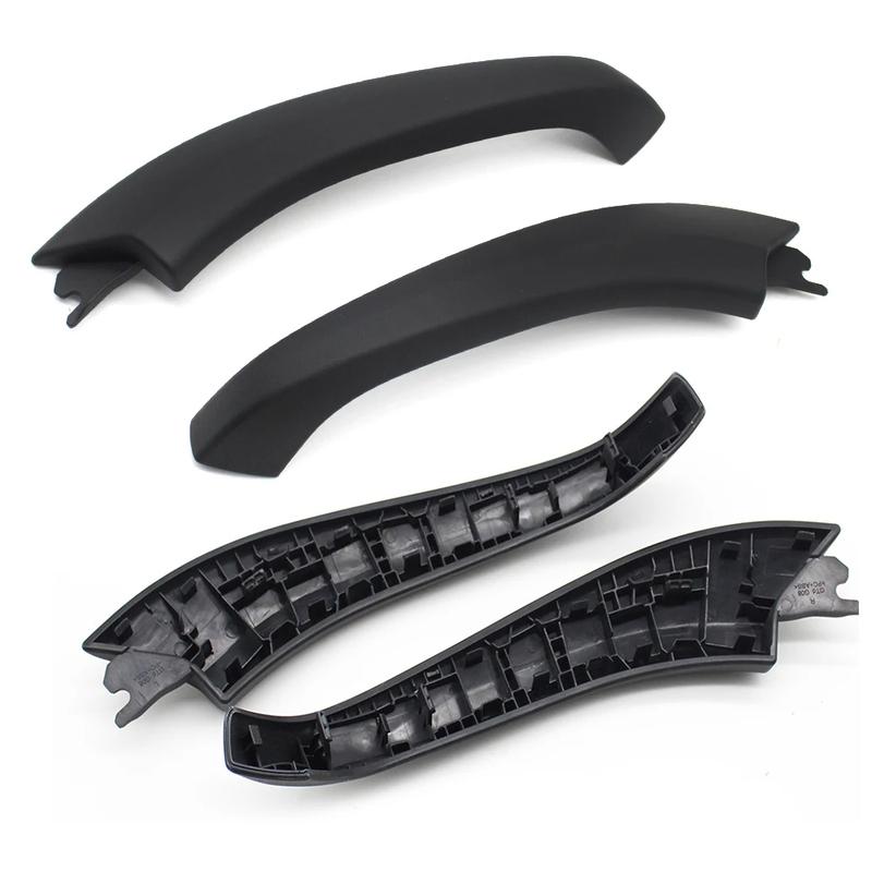 Car Interior Carbon Fiber Left Right Door Pull Handle Outer Cover Replacement For BMW X3 X4 G01 G02 F97 F98 2018-