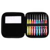 9pcs Plastic Handle Crochet Hooks Set Aluminum Hooks Crochet Hook Kit  For Arthritic Hands