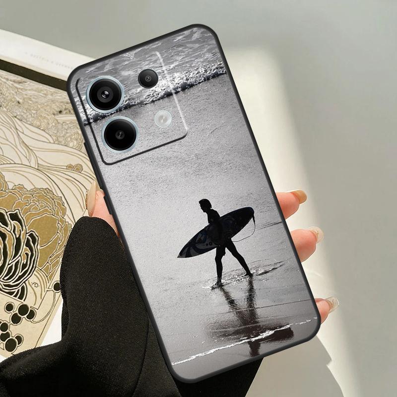 Surfer Surf Hang Loose Shaka Case For Xiaomi Redmi Note 13 12 11 9 10 14 Pro 9S 10S 11S 12S Redmi 13C 10C 12C 14C Cover