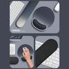 Ergonomic Mouse Wrist Pad Comfortable Breathable Silicone Computer Mouse Wrist Rest Ergonomic Support for Desk Office