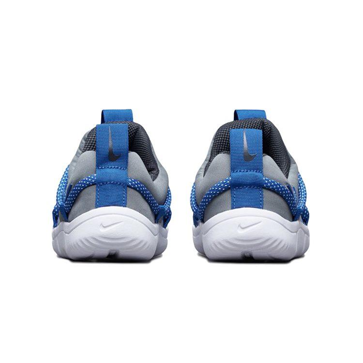 Nike Novice Comfortable Slip Resistant Cushioning Breathable Low top Toddler Shoes Gray Blue Infant And Toddler AQ9662-008