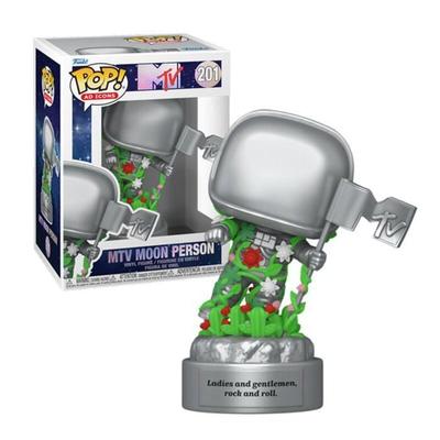 POP! Figure Ad Moon Person 9 Cm - FUNKO - MTV 40th - Black - Unisex - Ages 3+
