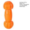 Dog Squeaky Chew Toy Rubber Barbell Puppy Teething Toy Dog Treat Dispenser Toy for Small Medium Dogs Teeth Cleaning