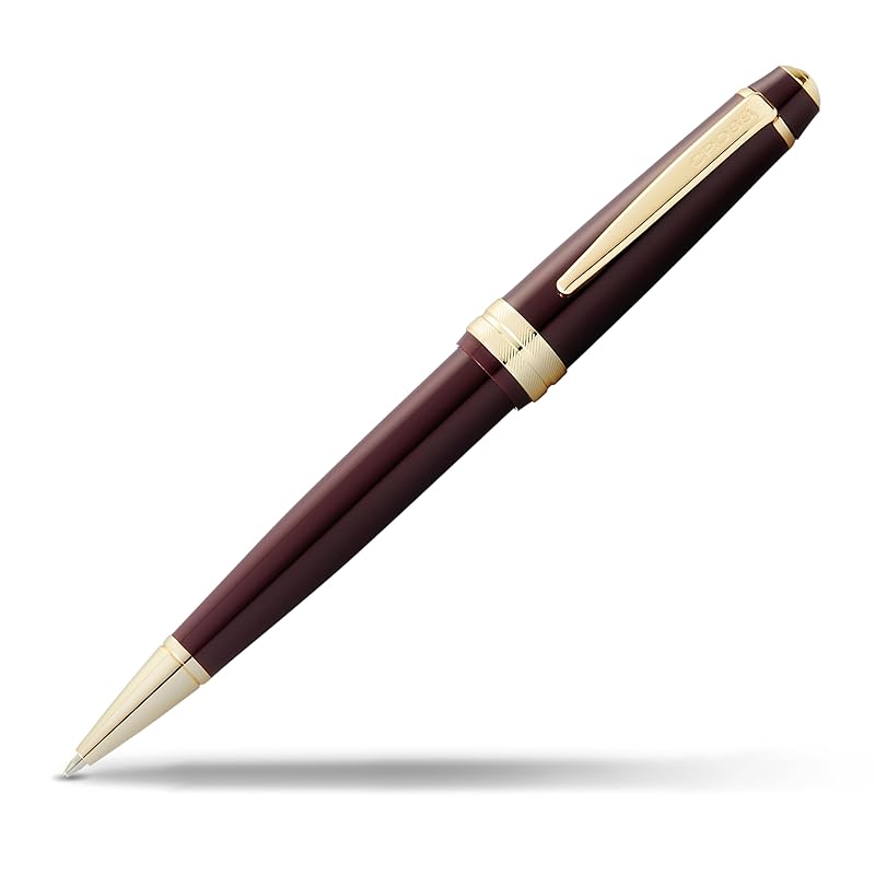 

cross bailey light polish burgundy resin gold tone ballpoint pen
