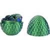 Artikuliertes 3D-gedrucktes Schlangentier 30cm mit 8,5cm Ei Flexible Tierfigur für Schreibtisch Zuhause Büro Dekoration Display Geschenk Dekor