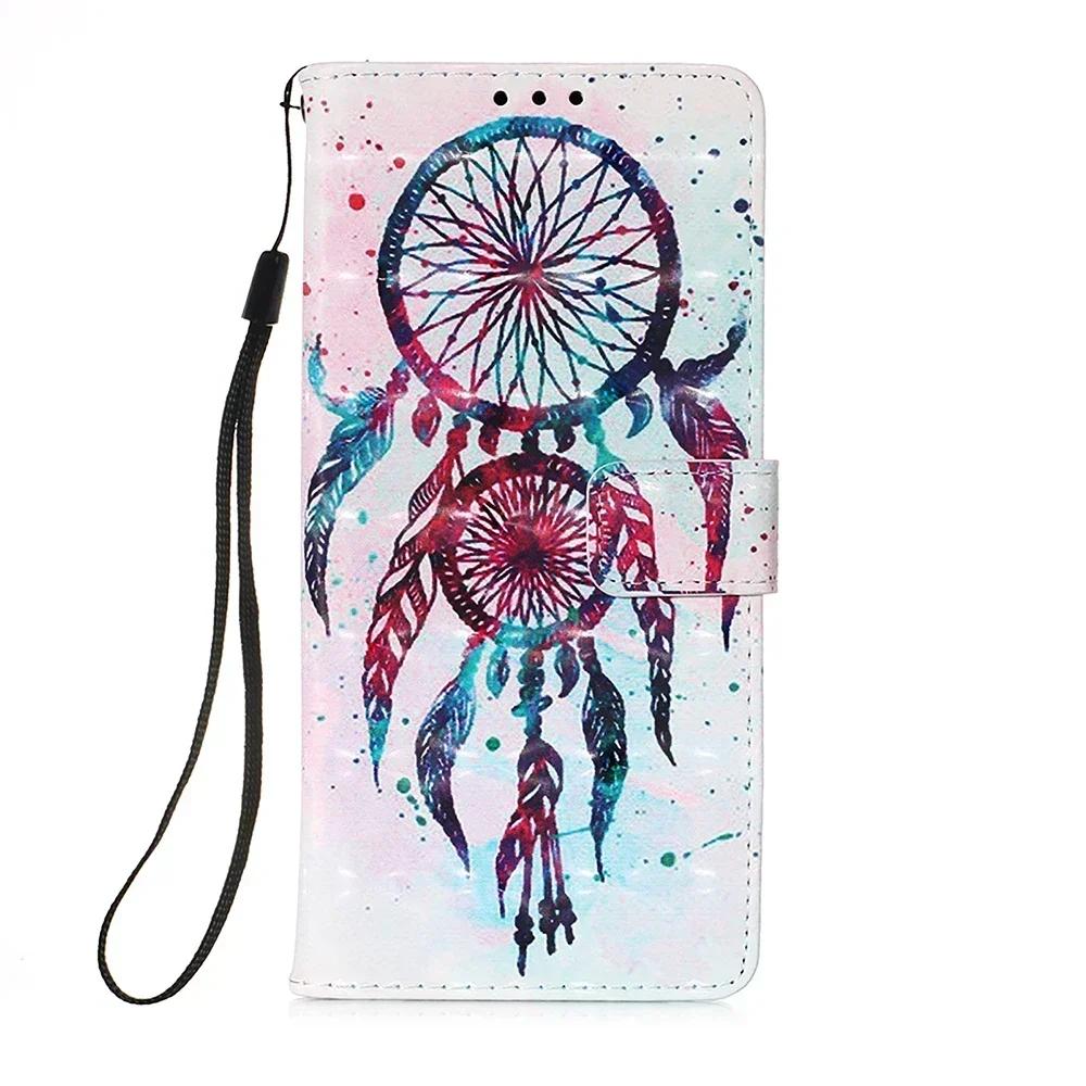 Cute Painted Leather Flip Case on For itel A80 A70 A60 A60S A50C A50 A48 RS4 S666LN P55 Plus S24 Wallet Stand Book Cover Strap itel RS4 S666LN