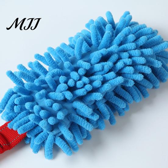 Durable Dog Chew Toys Rope Toy, Interactive Plush Tug with Reinforced Handles, Tear Proof Dental Cleaning Polyester Toy for Small Large Dogs