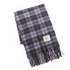 Soft Shawl Wrap Windproof Neck Warmer Casual Plaid Scarf  for Women
