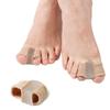 Fiber Toe Separators for Hallux Valgus & Bunion Relief, Men & Women, Double Hole Sleeves