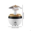 Raindrop Humidifier with Colorful Night Light Desk Remote Control