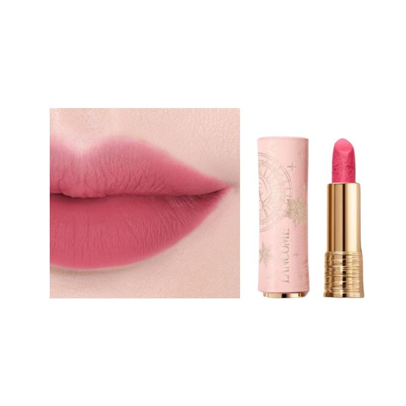 Lancôme lipstick 2025 Christmas Limited Edition Jing Chun Xiaoman Waist 90th Anniversary Happy Postmark Matte #025 Pink Christmas [Happy Postmark]