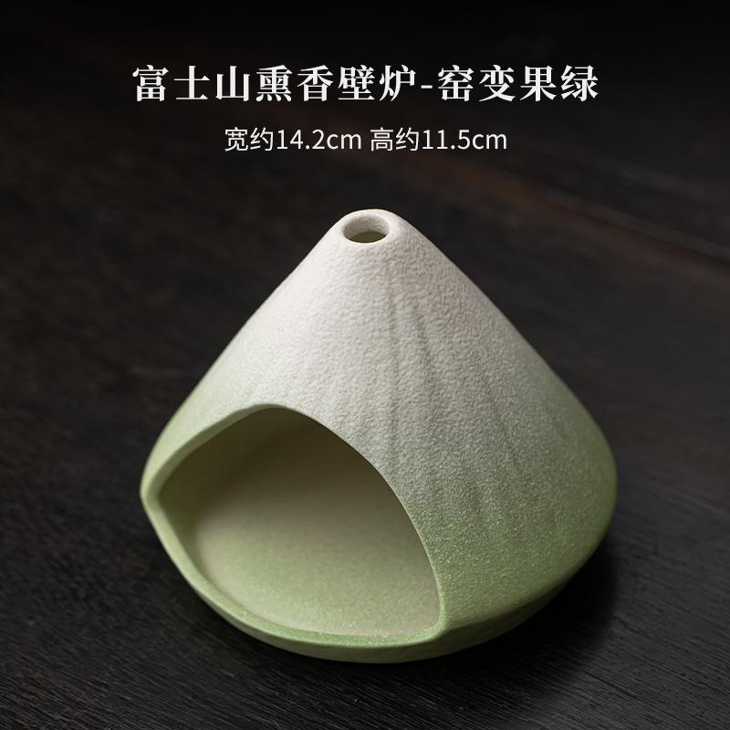 Handmade Ceramic Incense Chimney Cone Incense Burner Mini Palo Santo Fireplace Boho Home Fragrance Minimalist Home Decor