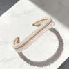 Woven Hair Accessory Sturdy Wedding Hair Accessory Gold Wire Hairband Exquisite Bridal Pearl Headband For Daily Commutes Bridal