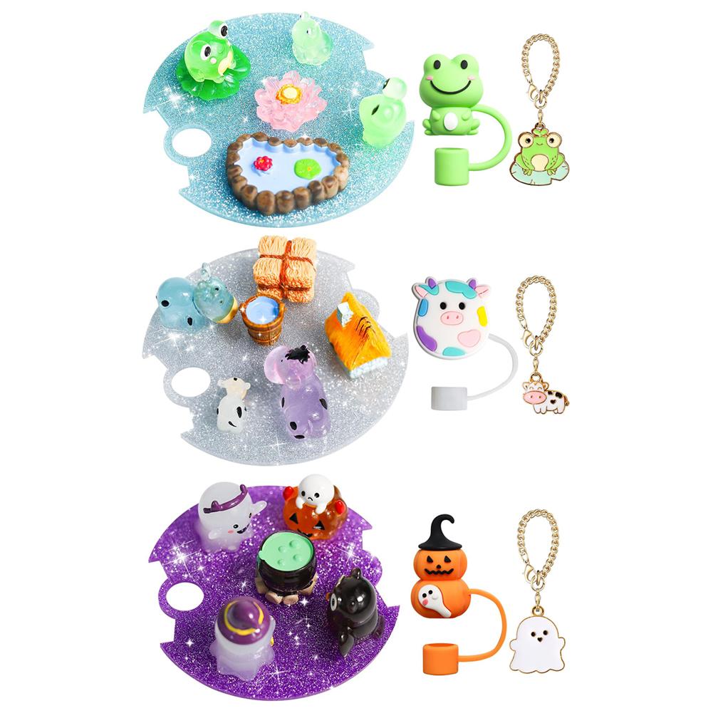 Lid Charms Decor Hanging Ornament with Funny Tumbler Straw Plug Replacement Cup Top Decor for Stanley 40oz Tumbler with Handle