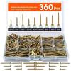 360 PCS M 3.5 Self-Drilling Wood Screws Wood Screw Flooring Nails  Flooring Installation
