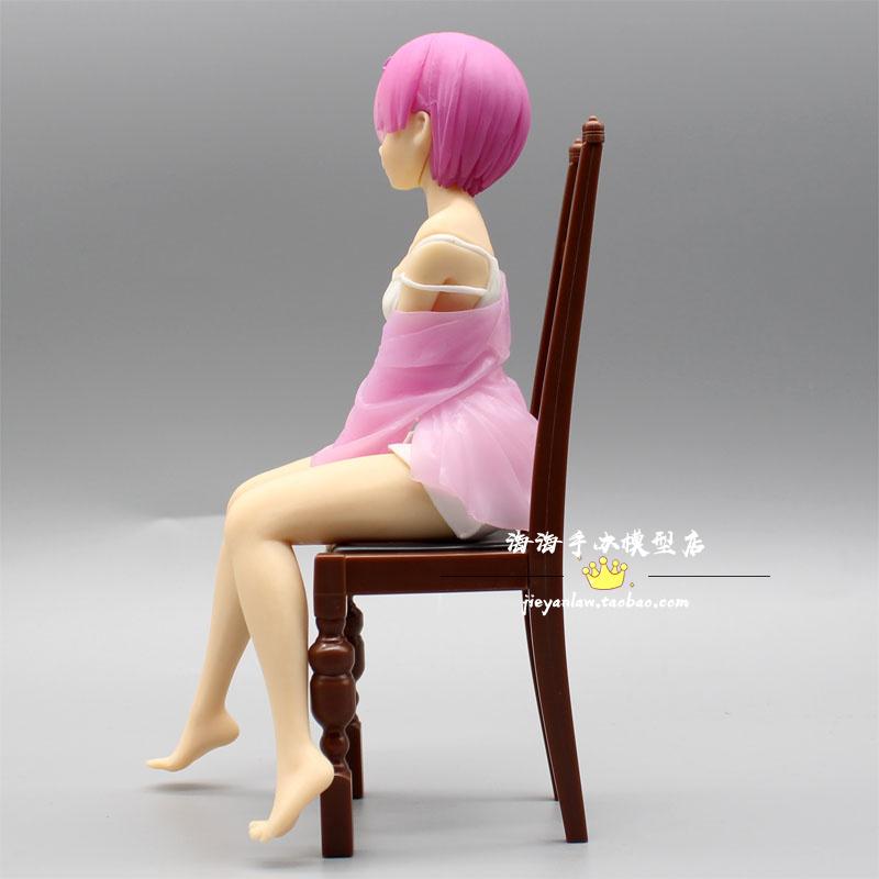 Anime Cute Figure Re:Life In A Different World From Zero Ram Rem PVC Action Figure Collection Desktop Car Case Model Toys Doll