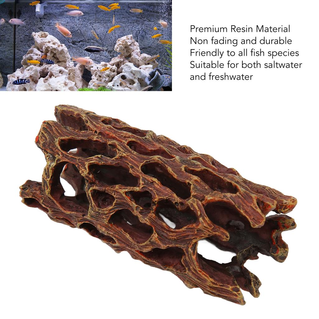 Hollow Aquarium Hideout Resin Shrimp House Durable Shrimp Cave Aquarium Decor